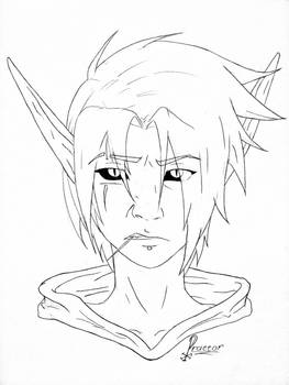 Elf grump headshot