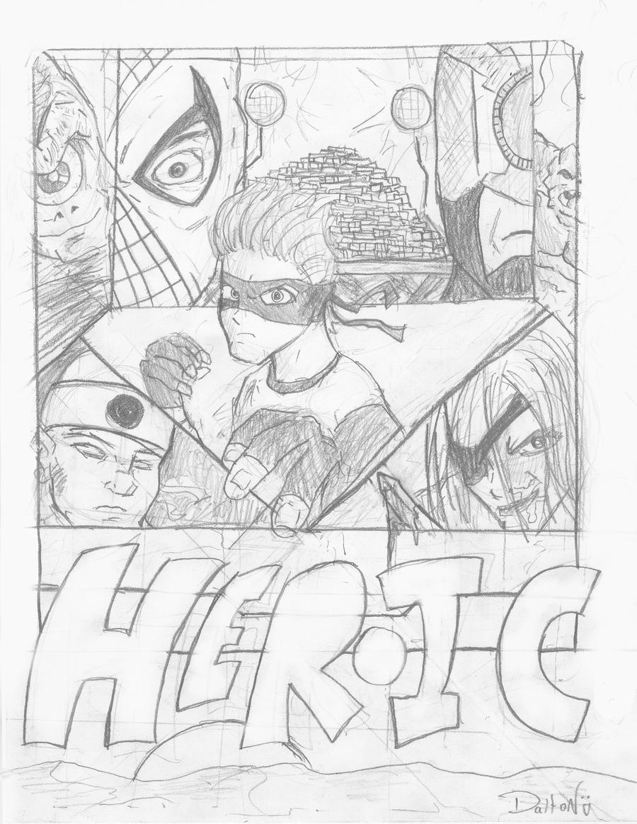 Heroic ninja comic book cover by DaltonOdell on DeviantArt