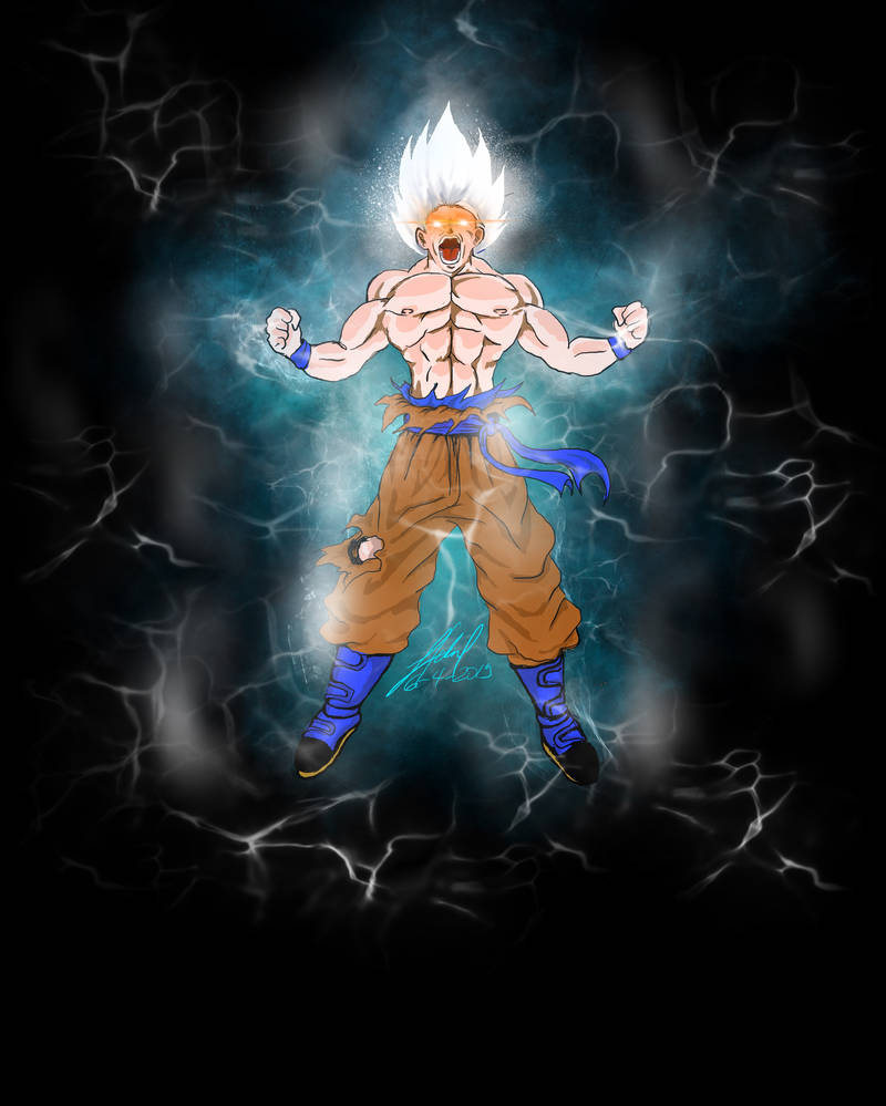Goku MUI Rage by dudezkie on DeviantArt
