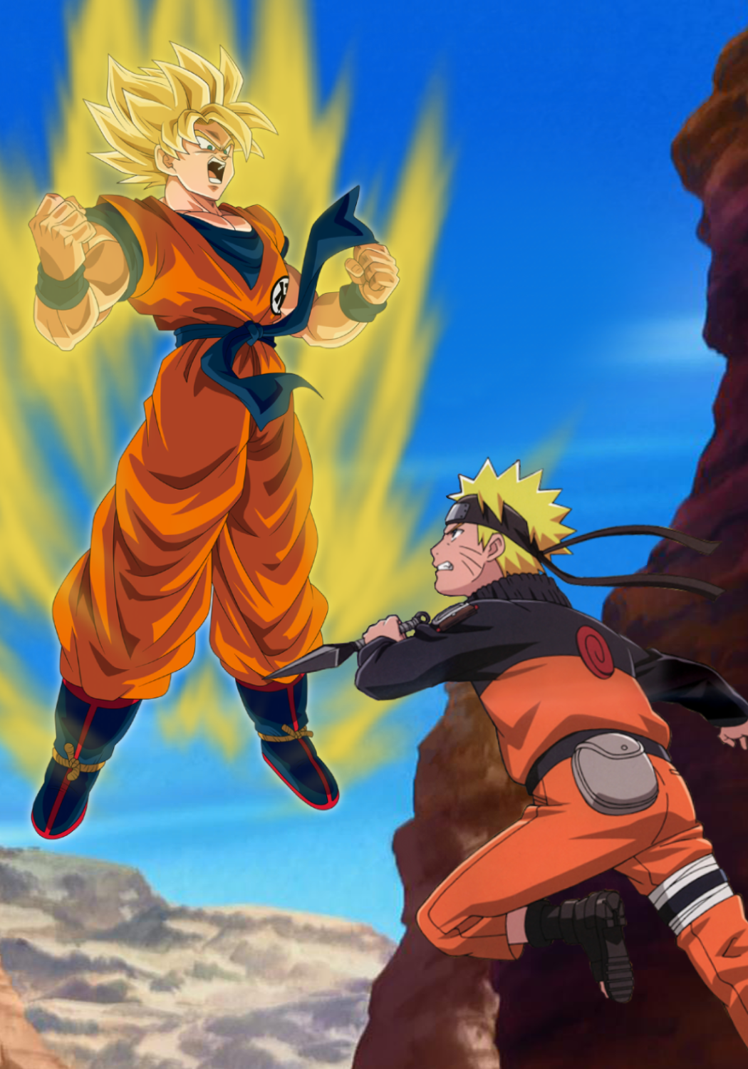 goku beats naruto