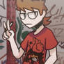 Tord holding mini Tord