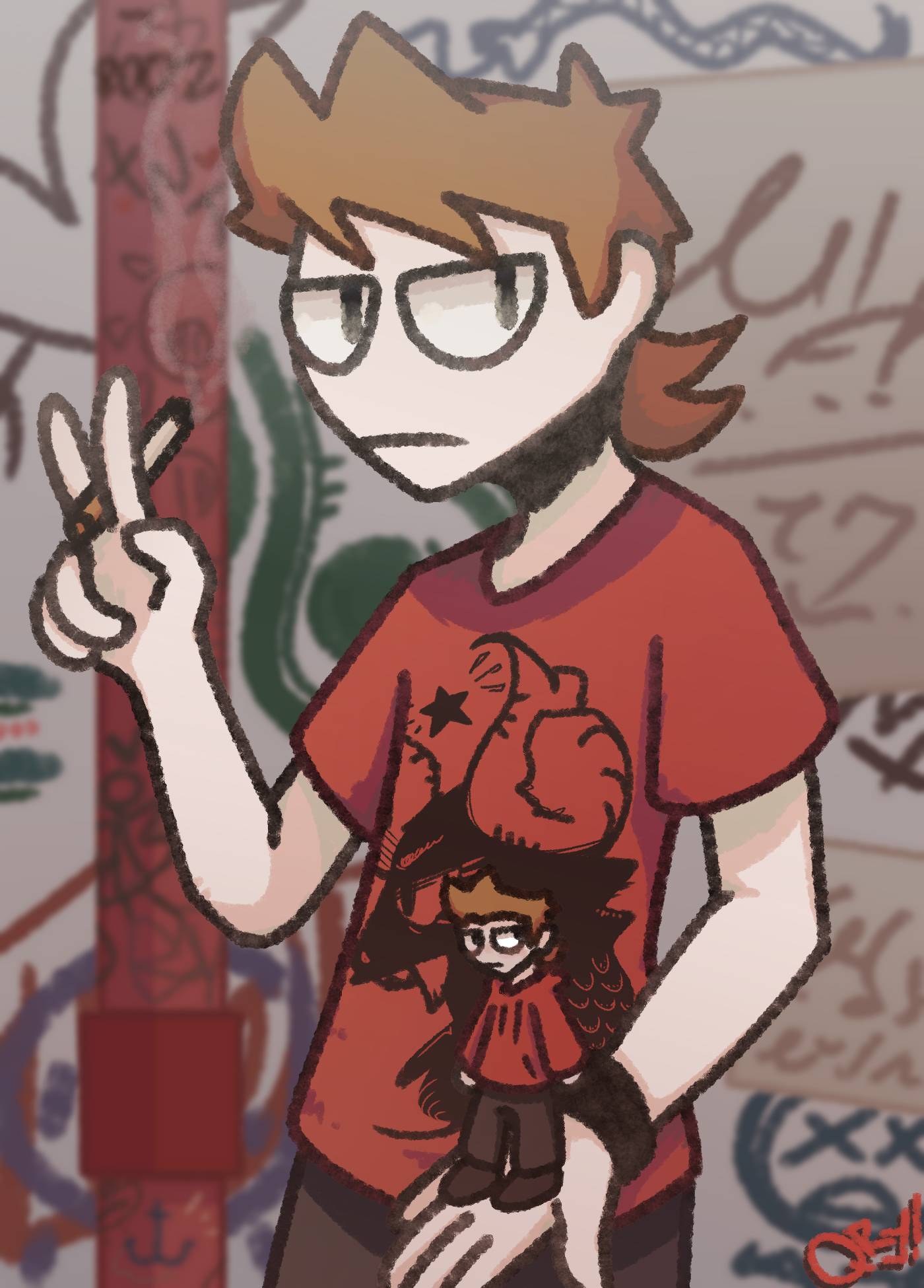 Tord Rig Tord holding mini Tord by Quiryuz on DeviantArt