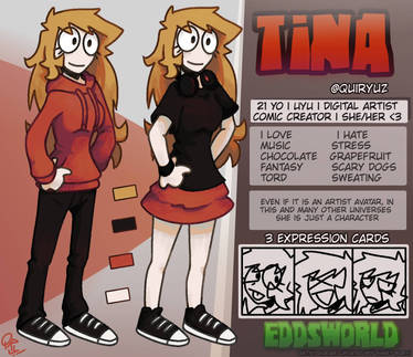 Tina! Eddsworld counterpart REFSheet 