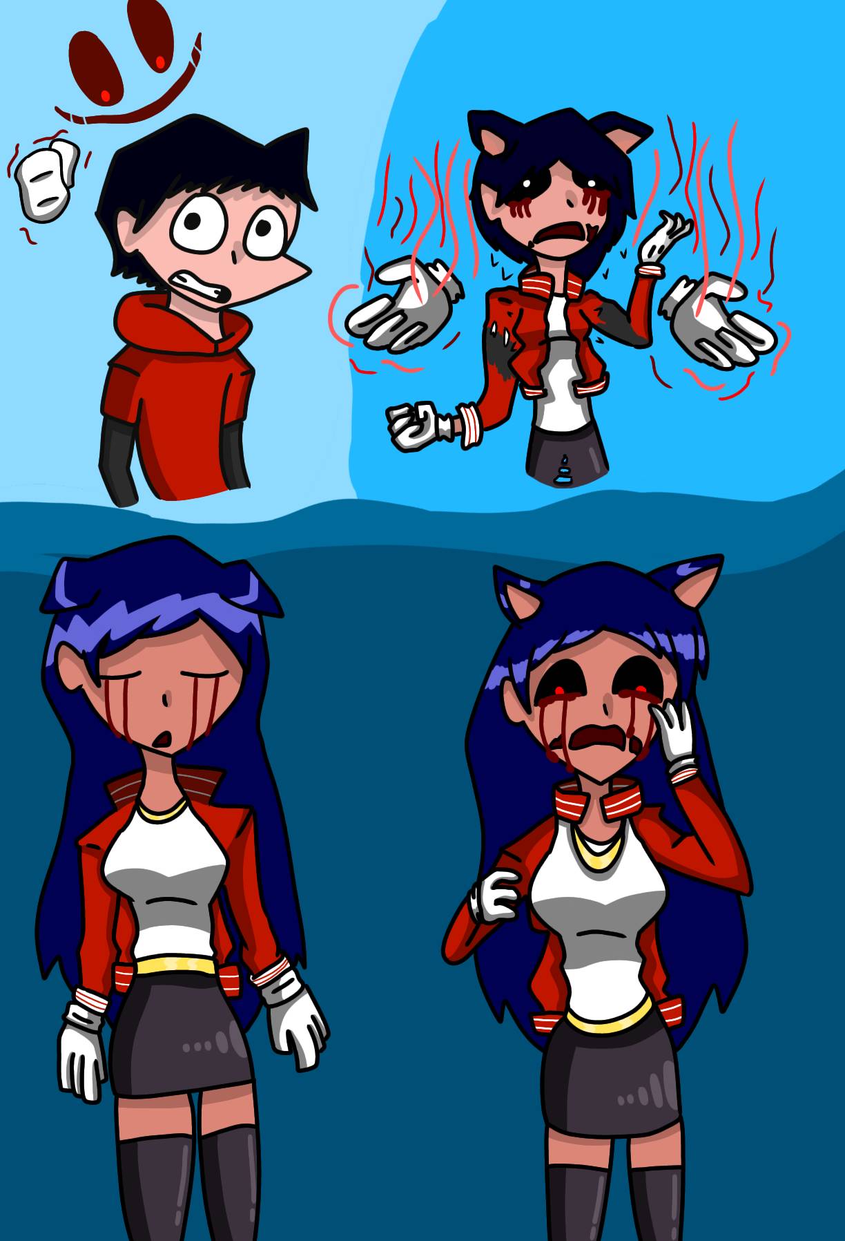 Female Sonic.EXE (Sonia) TG TF (+ Story in Desc) by Fridgeballz on  DeviantArt