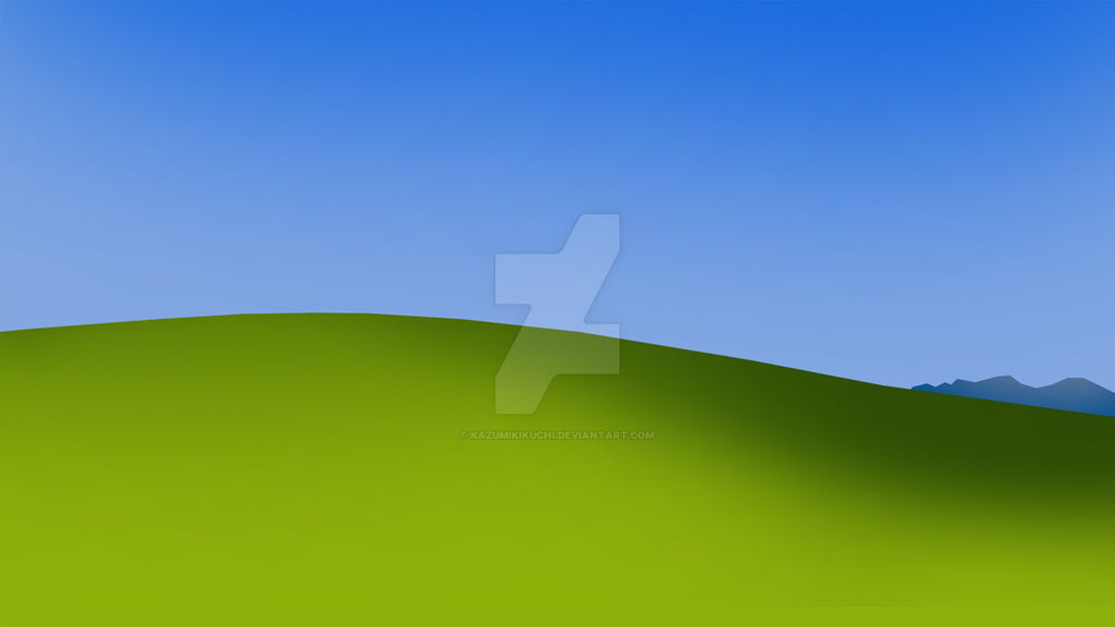 Bliss Walllpaper recreated by kazumikikuchi on DeviantArt