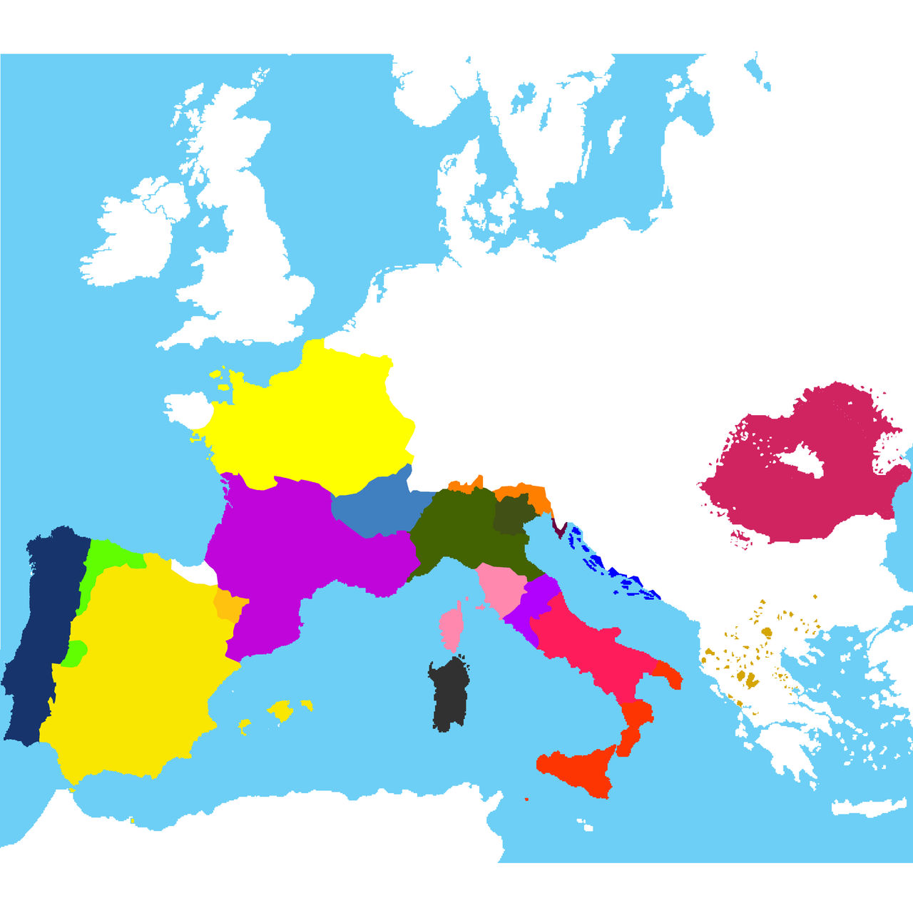 Alternate Romance languages borders by kazumikikuchi on DeviantArt