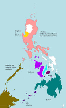 Rough map of the Philippines before 1521