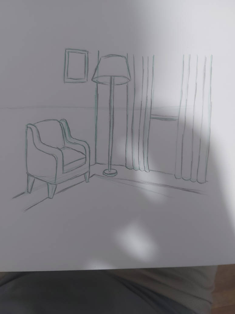 Room with window Perspective Practice by kazumikikuchi on DeviantArt