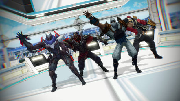 LoL x MMD - The Zed Squad