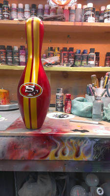 49er's Bowling Pin