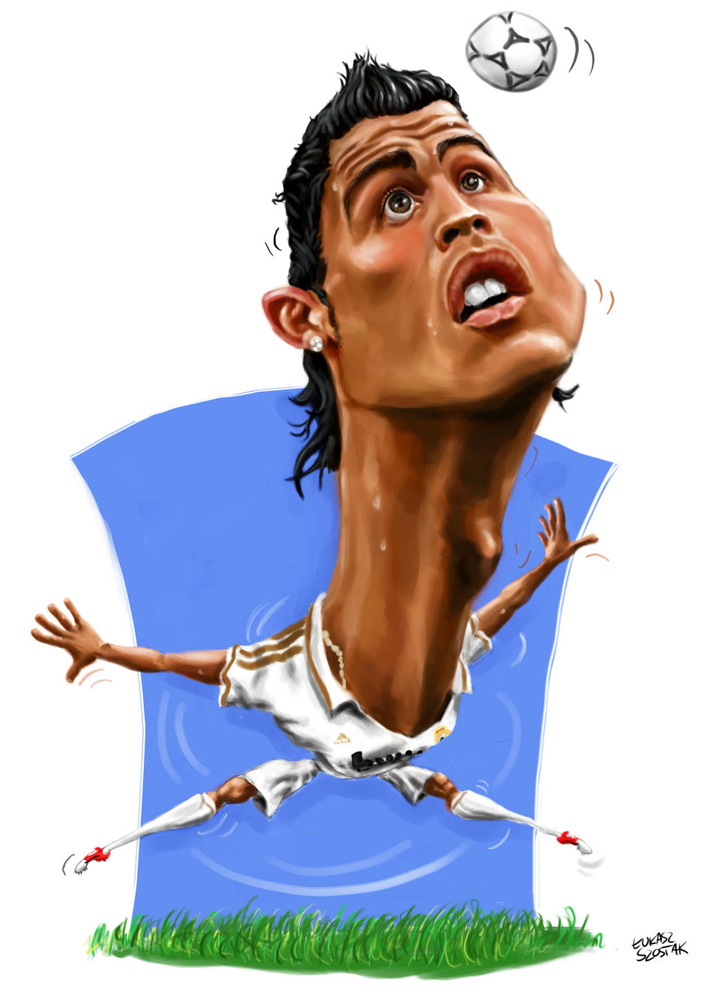 Cristiano Ronaldo Caricature by Superlukasz on DeviantArt