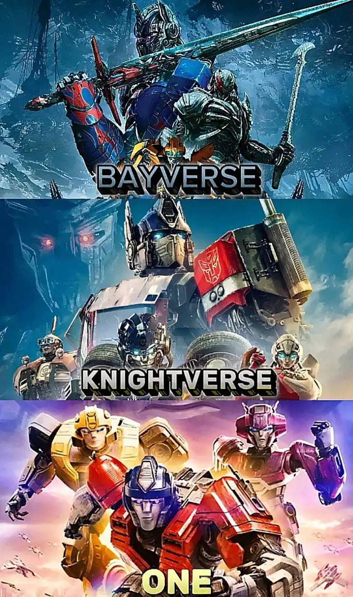 Bayverse, Knightverse and One by Lightu6b on DeviantArt