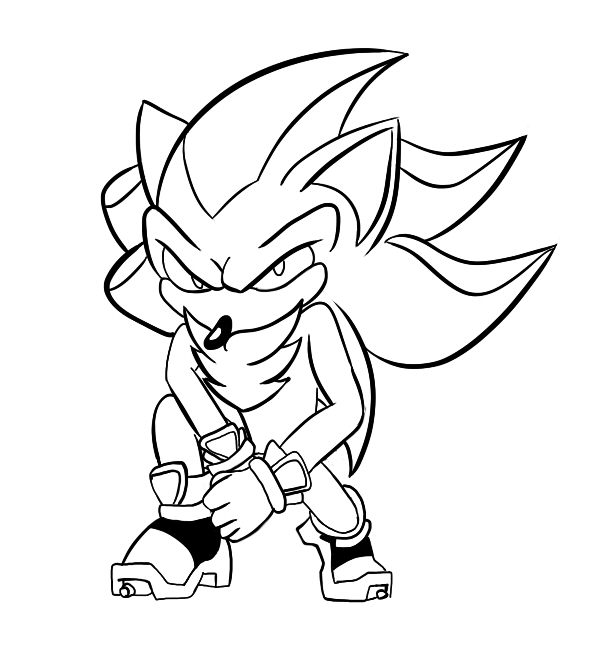 Shadow line-art :collab: by rougeTbat on DeviantArt