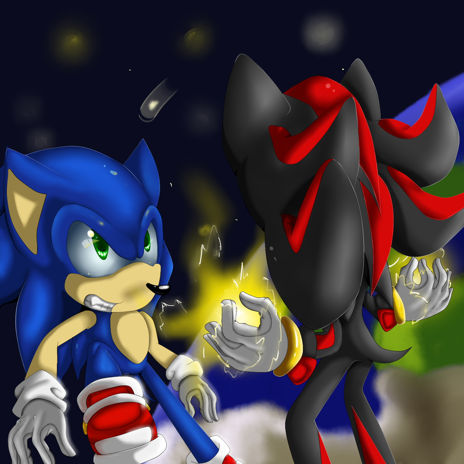 Shadow VS Sonic