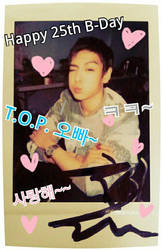 Happy 25th BDay T.O.P. Oppa~~ ^^