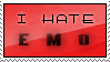 I Hate Emo: Stamp by Down-Incognito