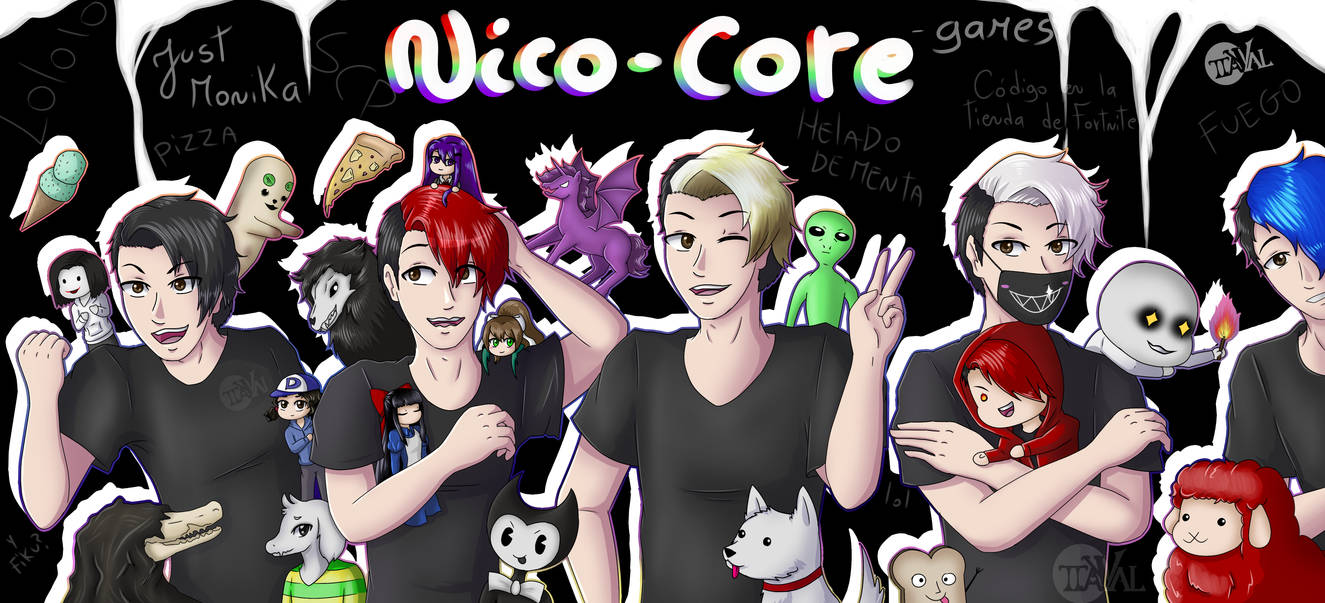 Youtuber NicoCore - HappyBirthdayFanart by LadyValKatt on DeviantArt