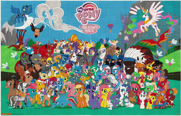 Full MLP poster bead Mosaic