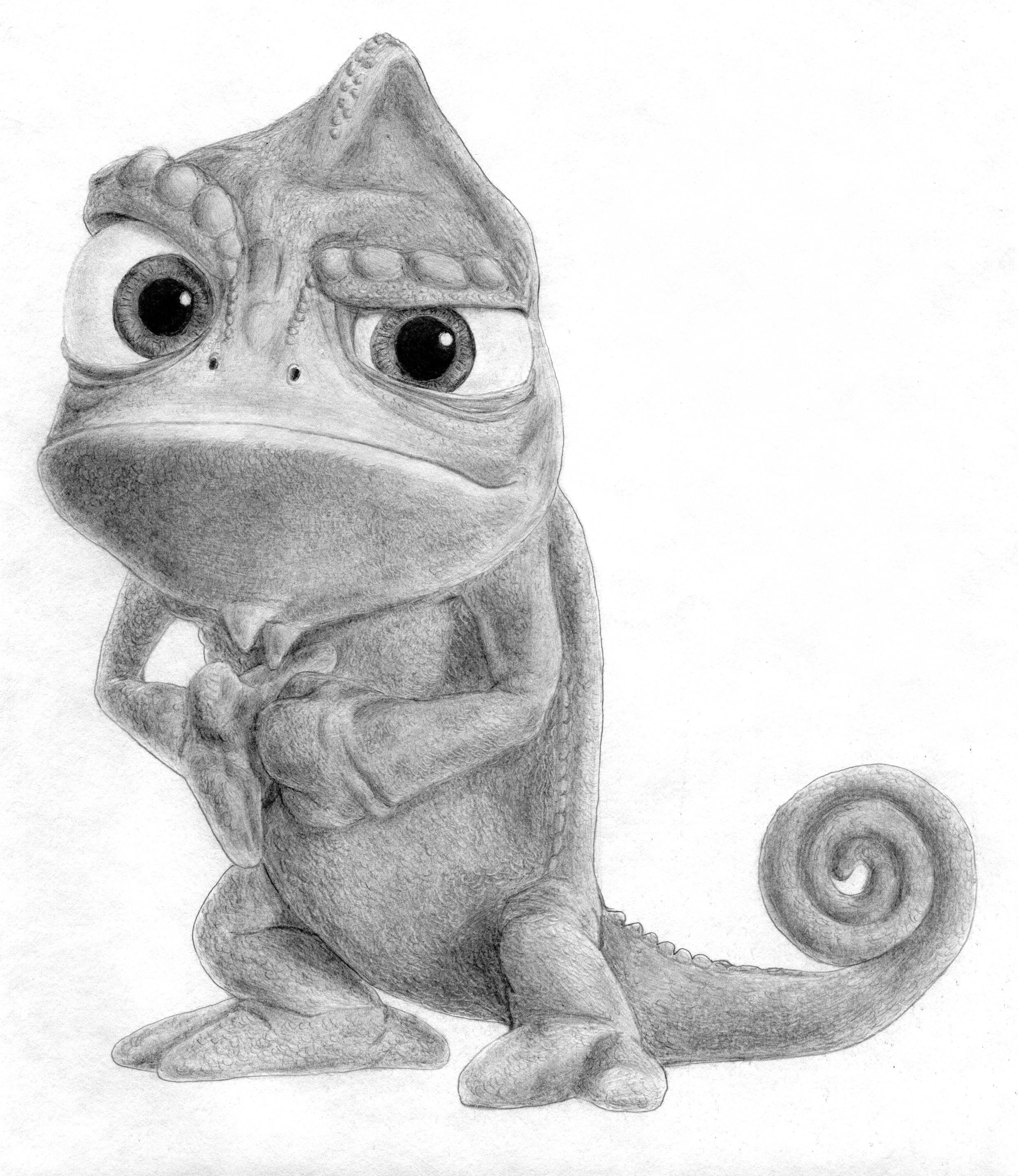 Pascal from Disney's Tangled by bluefootednewt on DeviantArt