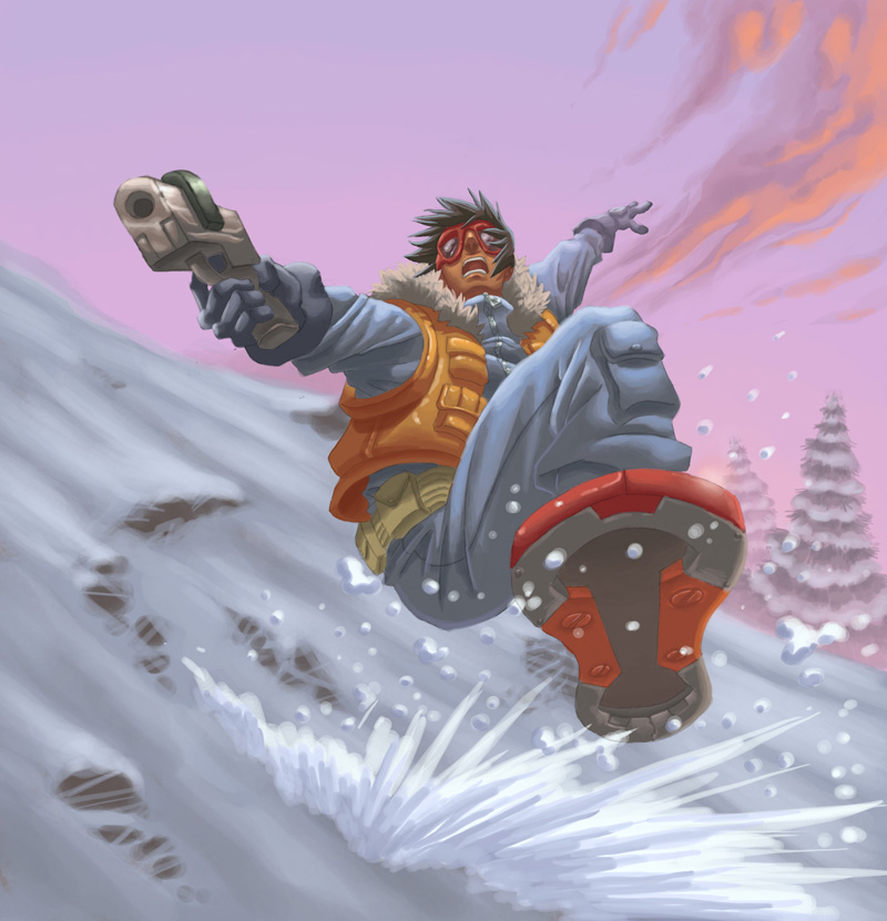 Snowboarder Gunman