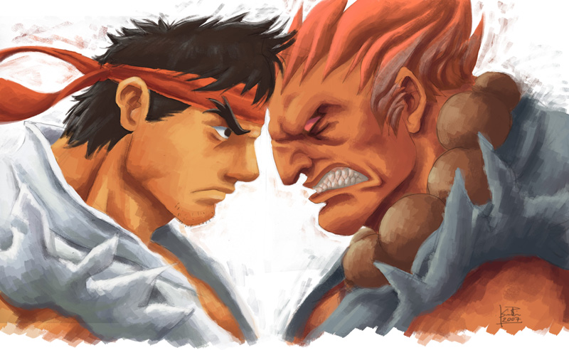 SF: Ryu vs Akuma