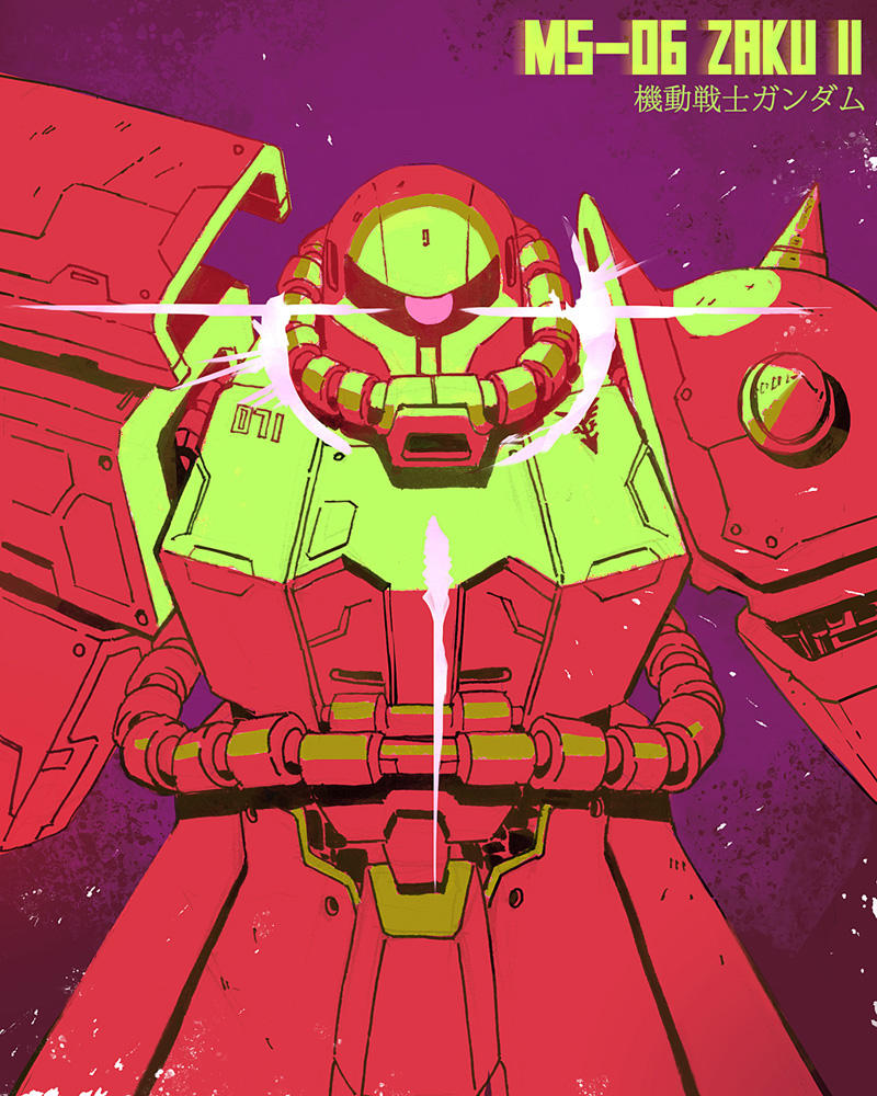 Pso2 Zaku Zaku II by ZEBES on DeviantArt