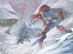 Red Sonja vs Drizzt Do Urden by ZEBES