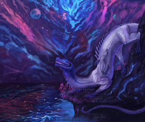 Space Deity - commission by Yessys