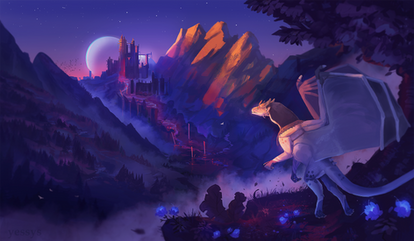 The Dark Castle - commission
