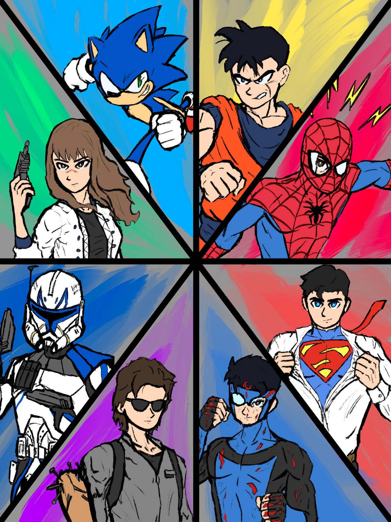 Random Cool Characters Cool characters by Ph4ntomDog on DeviantArt