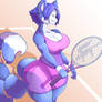 Krystal the Tennis fox Player