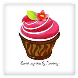 Logo for sweet cupcake