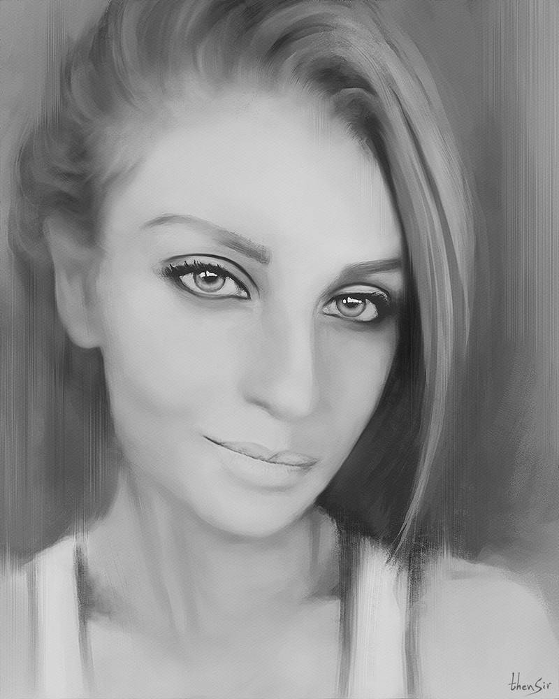 Portrait Study by thenSir