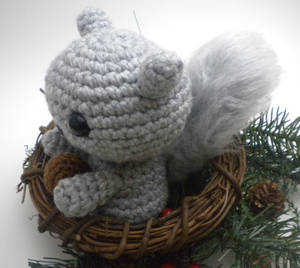 Hammy the Squirrel by StitchedLoveCrochet