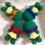 Mini Ninja Turtle Crochet Amigurumi