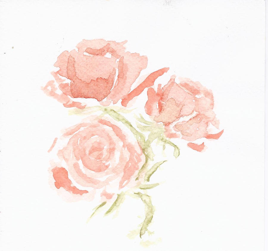 watercolor rose