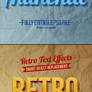Vintage / Retro Text Effects PSD