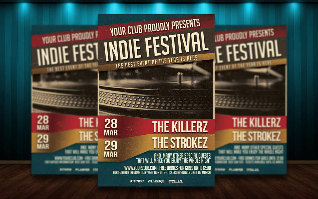 FREE Indie Flyer Template