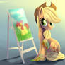 Applejack draws better than me