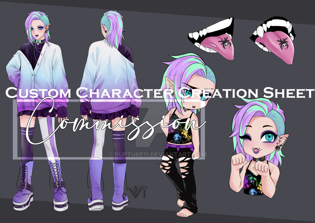 Character And Custom Example Custom Character Creation by RUPTURE11 on DeviantArt