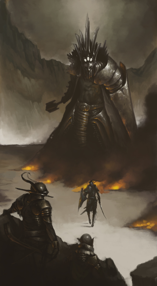 Morgoth and Fingolfin 2