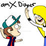 Pamela and Dipper - Dipper and OC