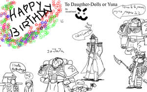 Happy BirthDay Daugther-Dolls