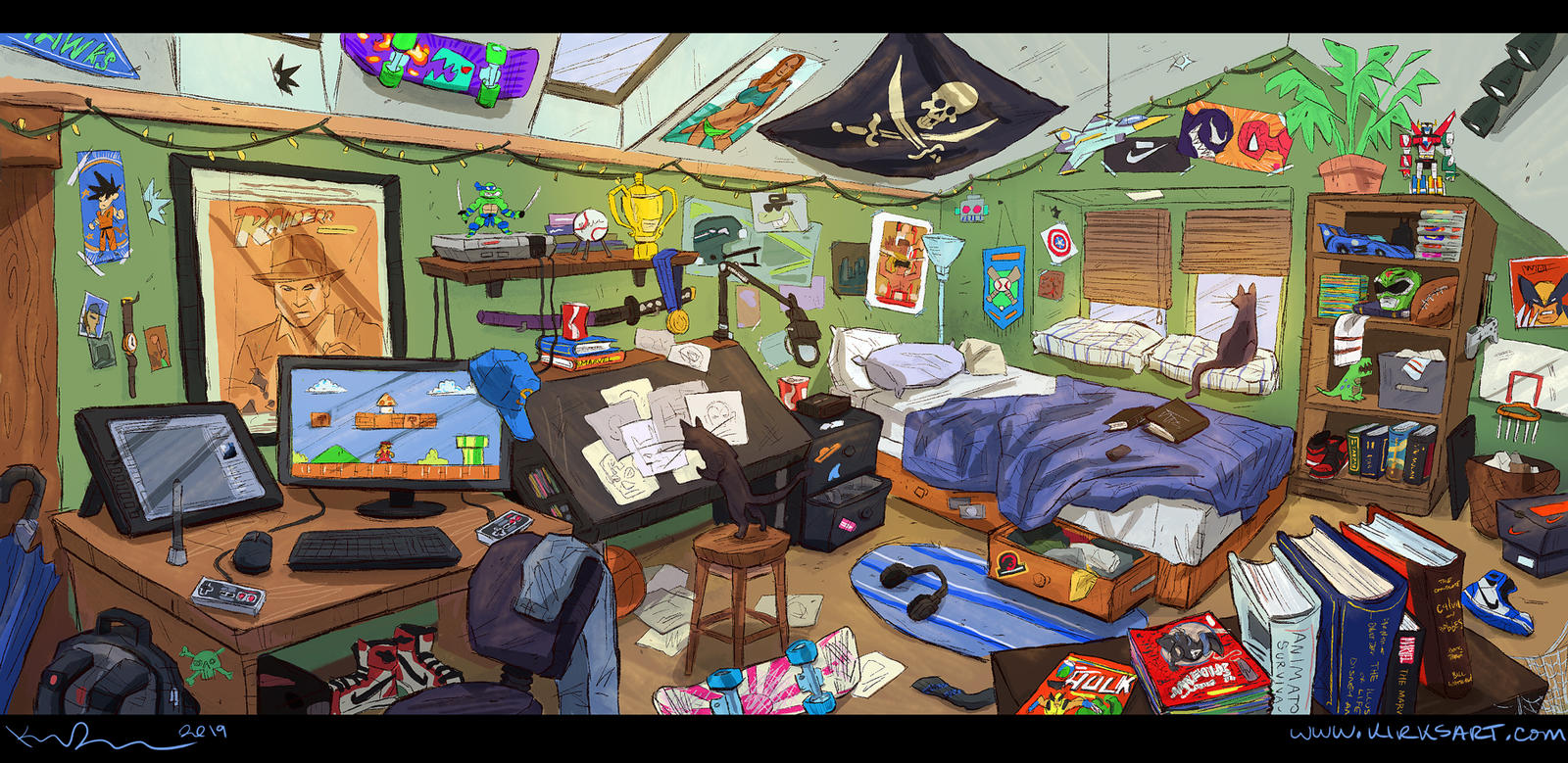 Room Concept by KIRKparrish on DeviantArt