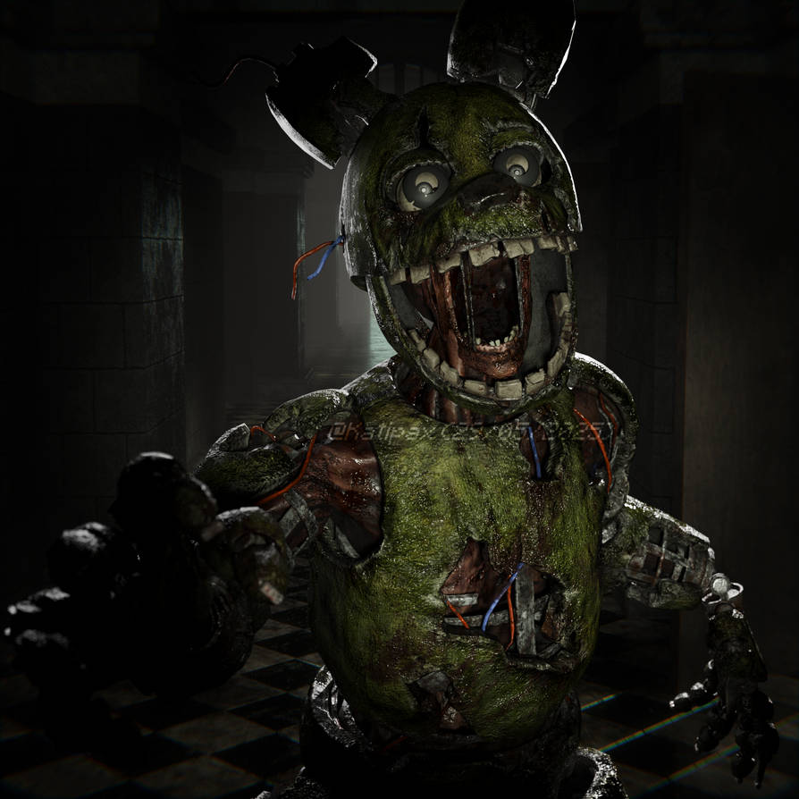 Springtrap AR Pose using DBD's model (3 Pictures) by Katipax on DeviantArt