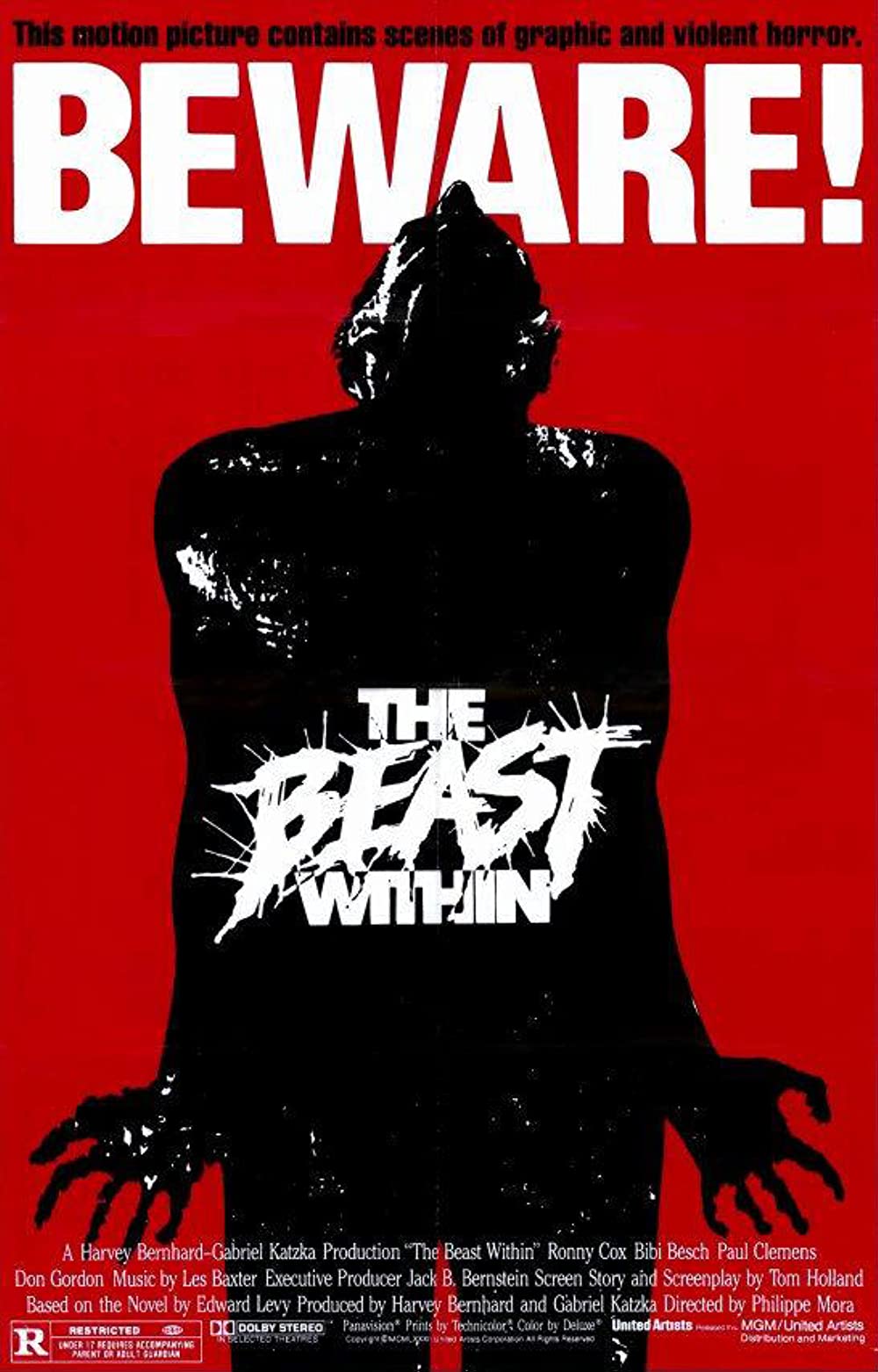 the beast within (1982) poster by KuromiAndChespin400 on DeviantArt