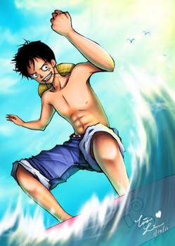 Surfin Luffy