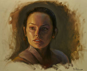 Rey Oil Portrait