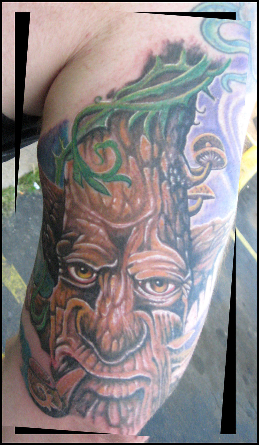 Tree Character Tattoo