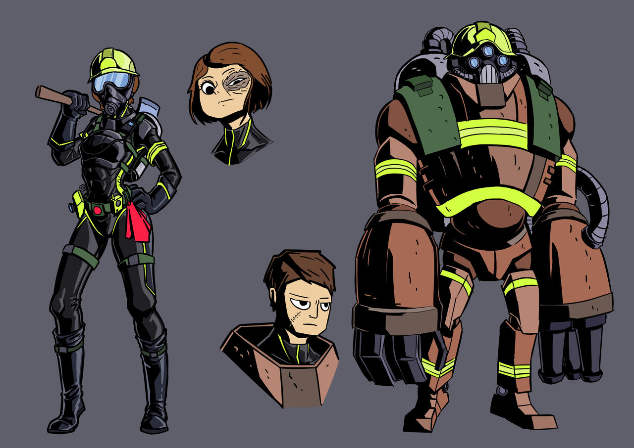 Splatoon Firefighter fire fighter by tis1451 on DeviantArt